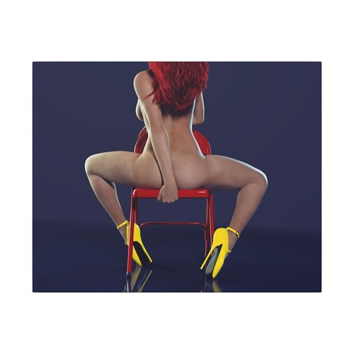 Scarpe gialle redhead pinup - redhead,
